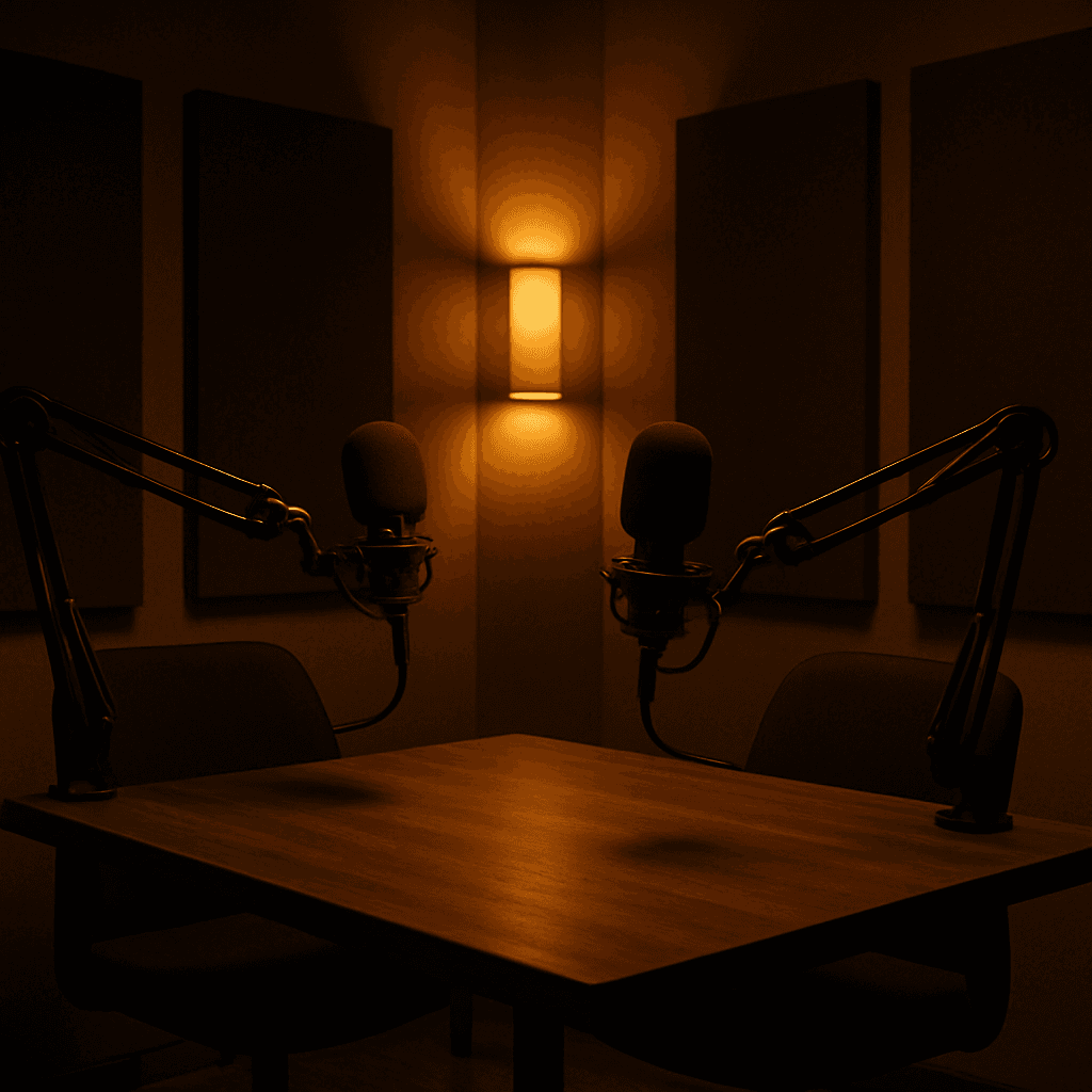 Podcast room at OnDemand Creative Studios in downtown Portland