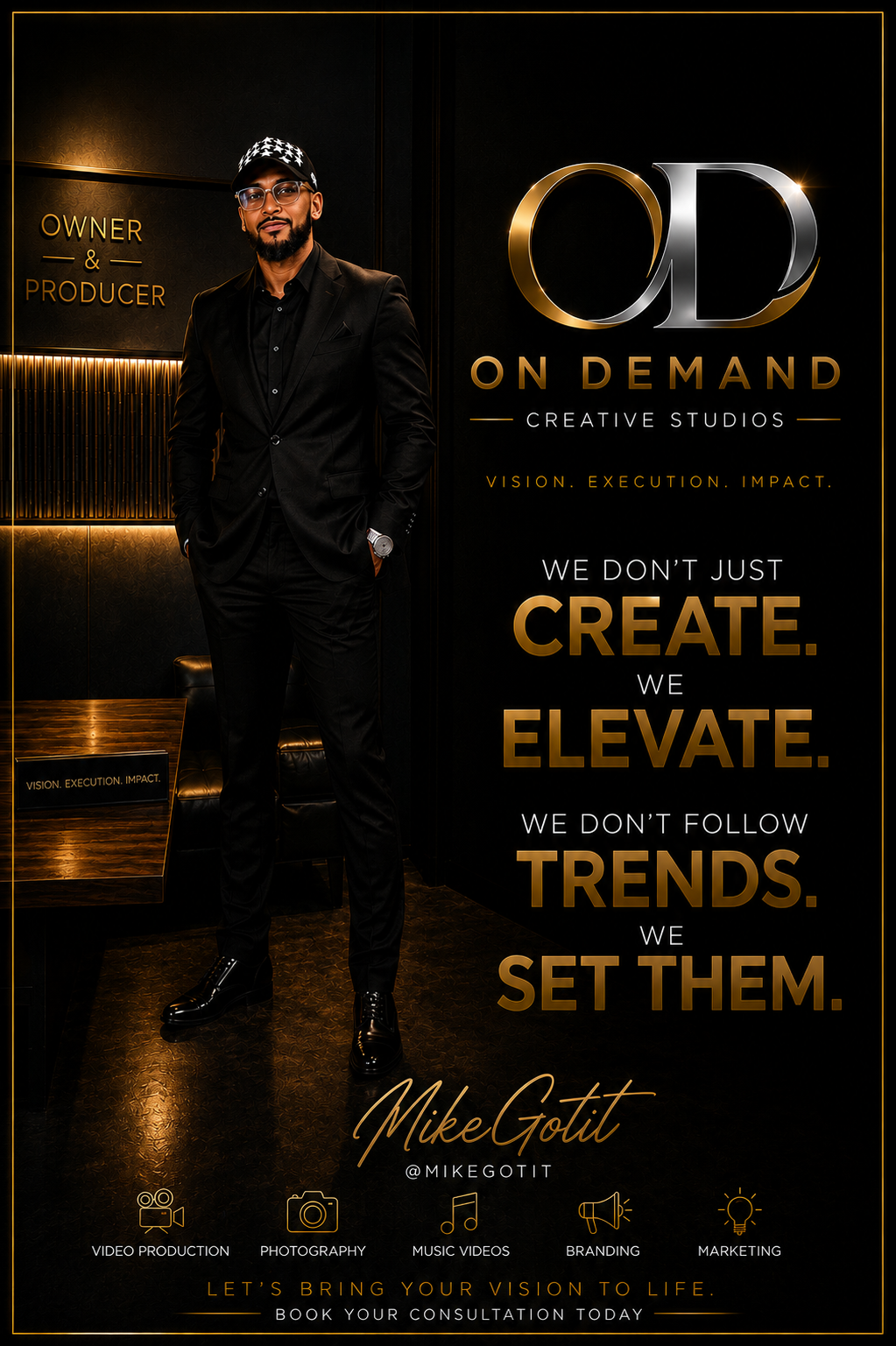 Mike Gotit, Owner and Producer of OnDemand Creative Studios